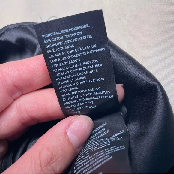 NEW! Bardot- Olina Corset Midi Dress in Black Size Small Lace Corset LBD - Picture 11 of 11